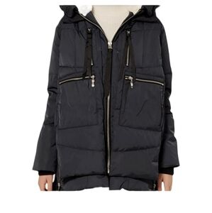 NEW....Orolay Women's Zip front Black Thickened Down Jacket... Size L